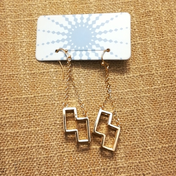 Modcloth x Tetris Well Played Earrings - Picture 4 of 6